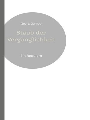 cover image of Staub der Vergänglichkeit